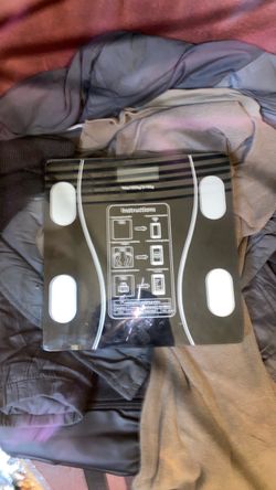 Black Digital Body Weight Scale