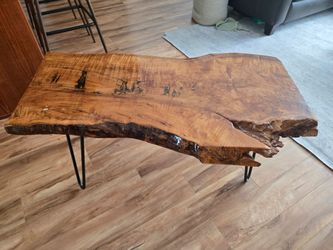 Live edge coffee table
