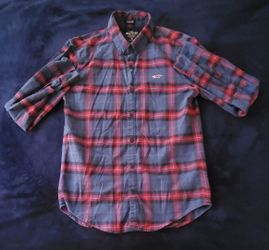 Hollister Long Sleeve Dress Shirt Mens XS