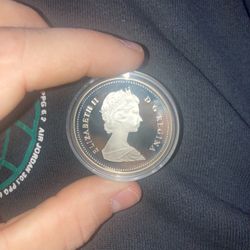 Canada Silver Dollar 400th Anniversary Of John Davis 