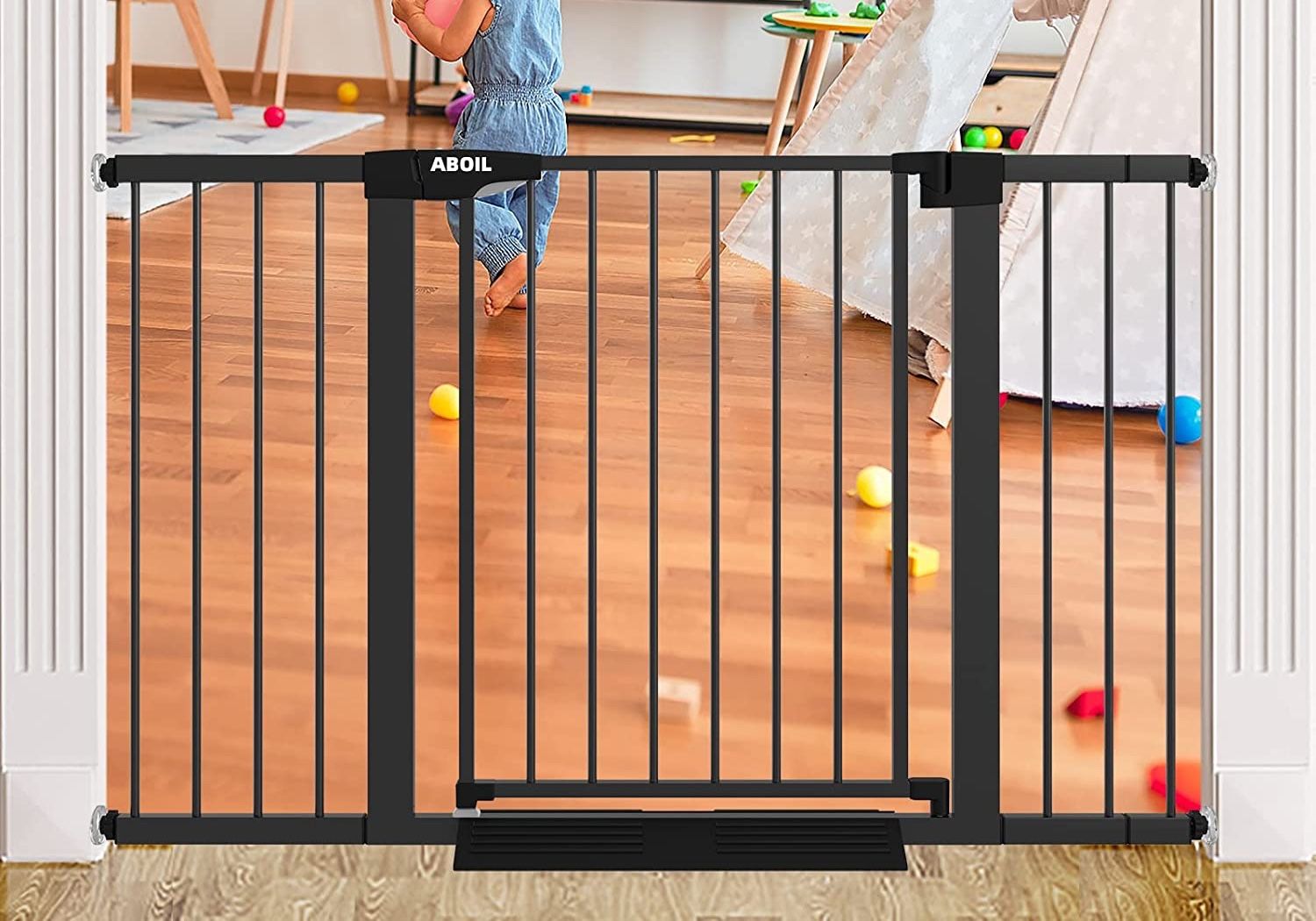 Munchkin Steel And Wood Baby Gate Pet Gates Brica Wood Steel