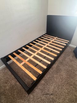 Twin size bed frame only