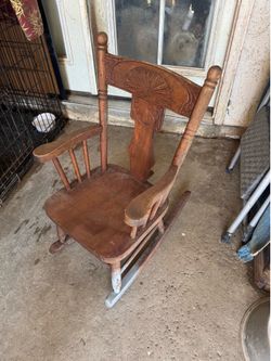 Vintage kids rocking chair