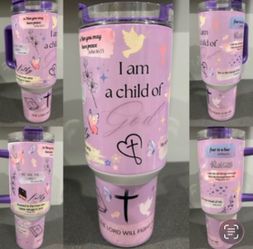 “I am a child of God” - Hot/Cold Tumbler - Multiple Sizes Available