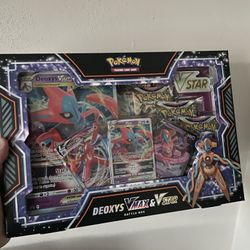  Pokemon TCG: Deoxys VMAX VSTAR Battle Box : Toys & Games