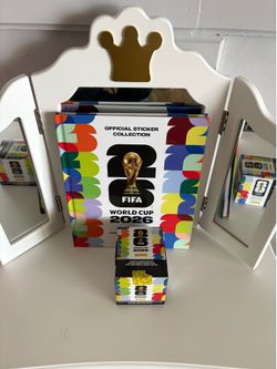PANINI 1 HARDCOVER ALBUM AND ONE BOX 50 BAG 7 STICKERS