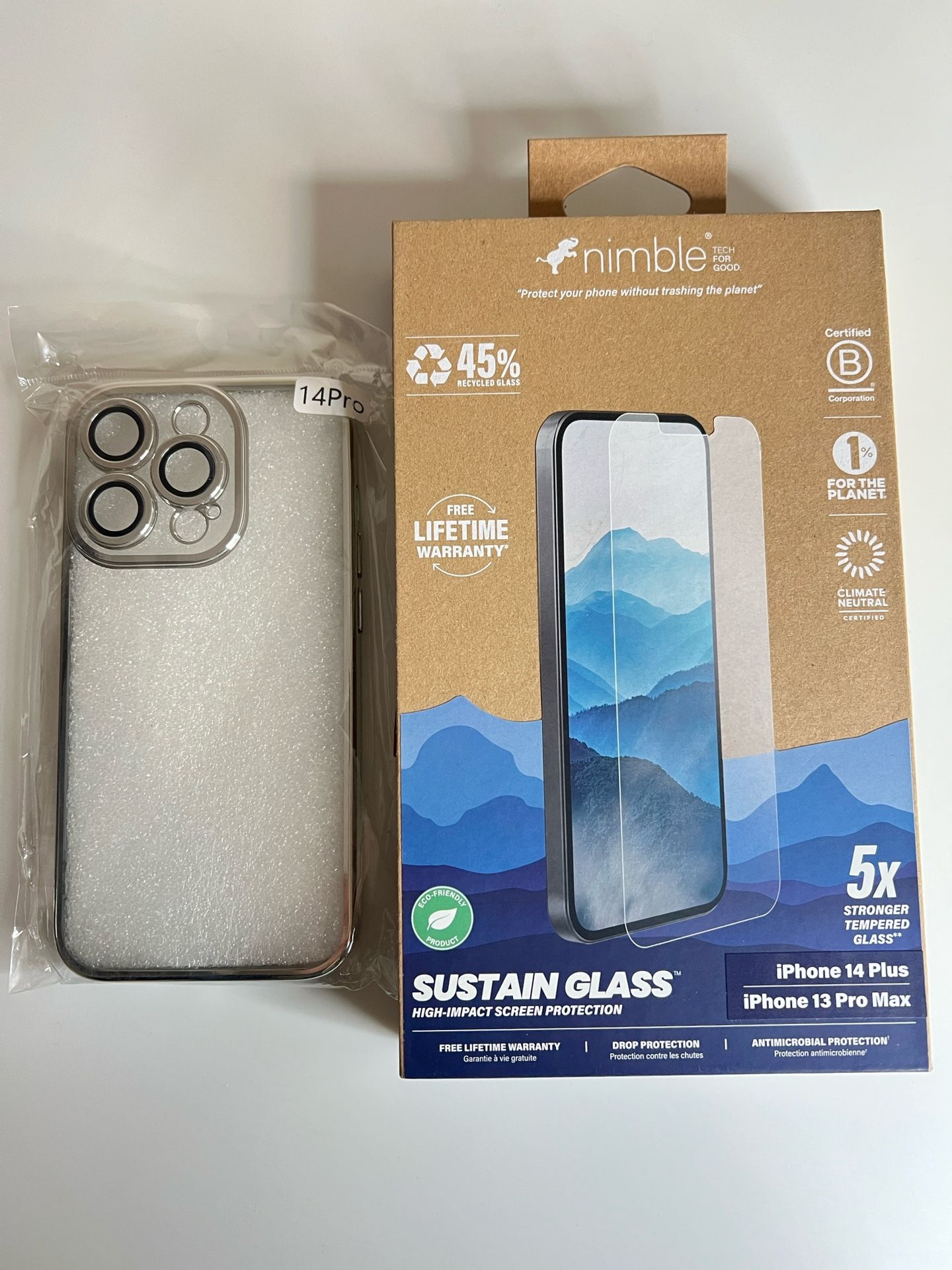 iPhone 14 ProCase + 5 Premium Screen Protectors Combo!