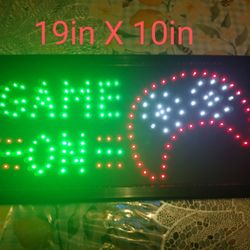 Light Up Game Room Sign $10