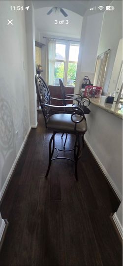 3 island falls swivel bar stool chairs