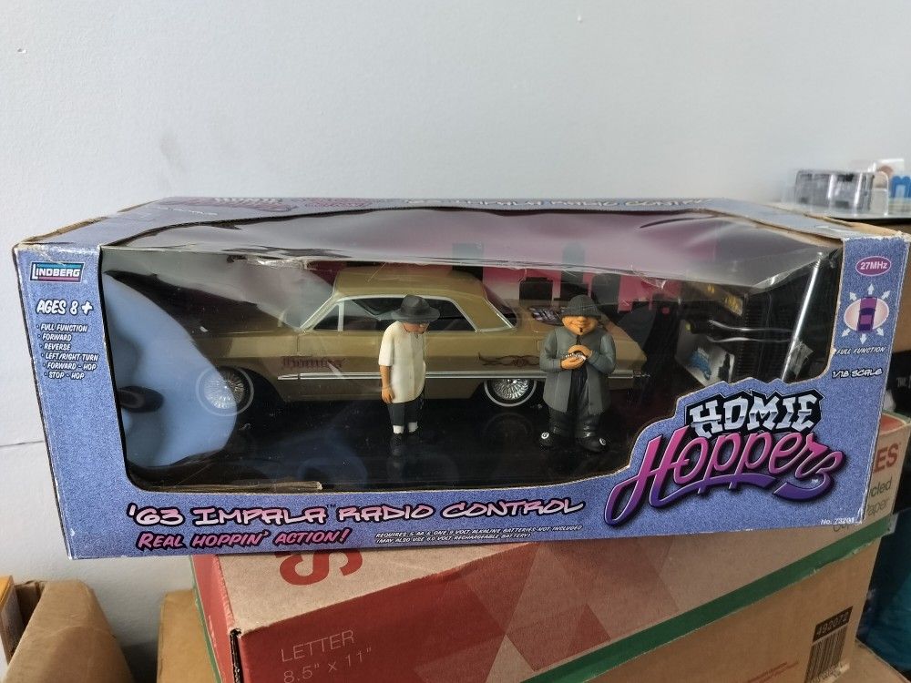 Homie Hopper 63 Chevy Impala 1/18, Homies, Homie Rollerz, Jada Toys, Gonzalez, Hot Wheels, Matchbox, Collectables, Antiques