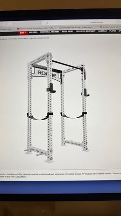 Rogue Monster Rack 2.0 White