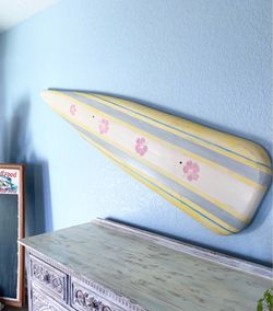Surfboard Wall Decoration Solid Wood