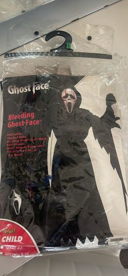 Ghost Face costume Size Large