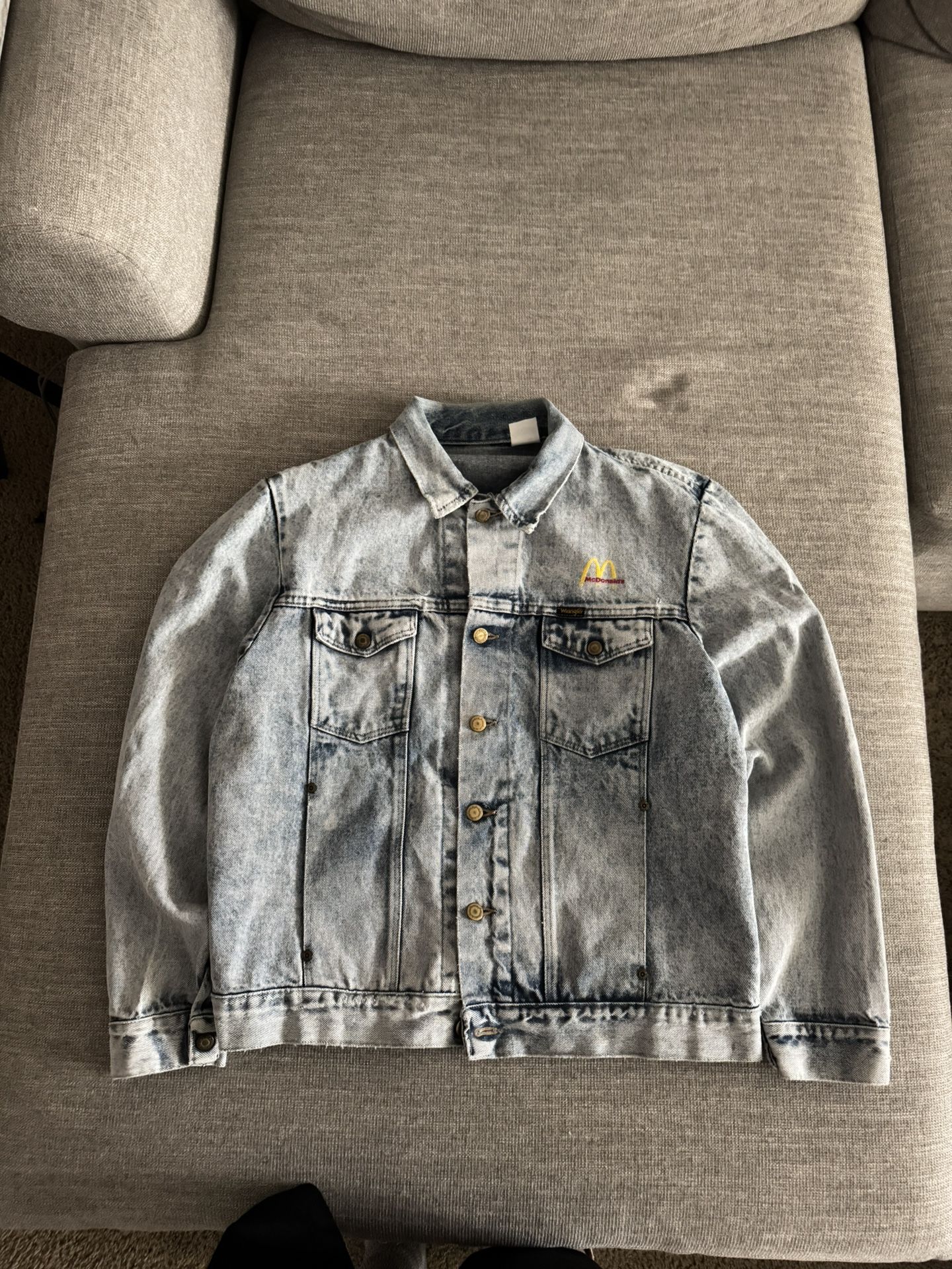Vintage Mcdonalds Wrangler Jean Jacket