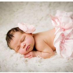 Pink Baby Ruffle Back Pants