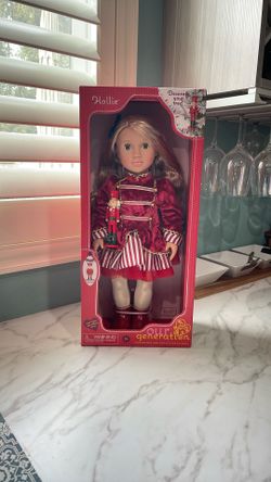 Our Generation 18 Inch Holiday Doll Hollie.