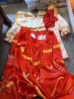 Costume For Encanto Dolores With Headband And Jewelry 