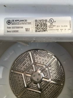 GE laundry center