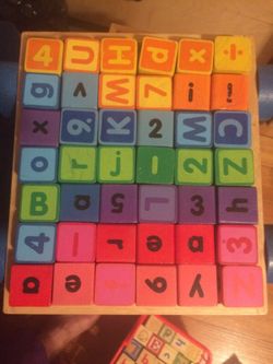Colorful wouldn't alphabet blocks