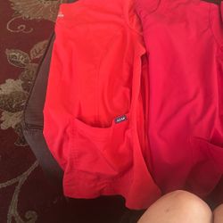 2X red scrubs