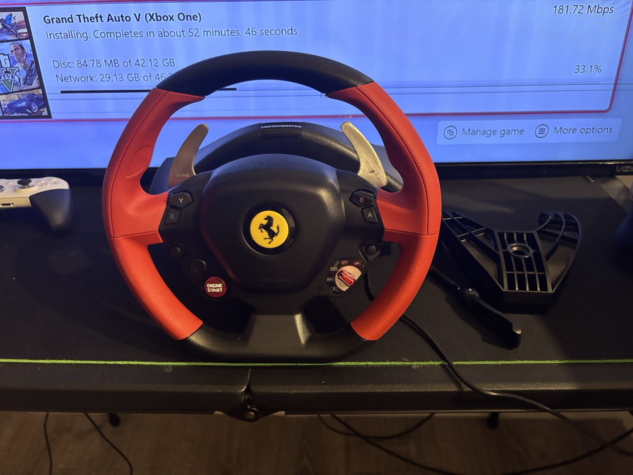 Xbox Ferrari 458 Racing Wheel