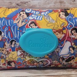 Snow White Pampers Wipes Cover 