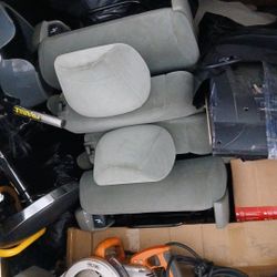 Bucket Seats Very Good  Cond High Back With Tracks Chevy