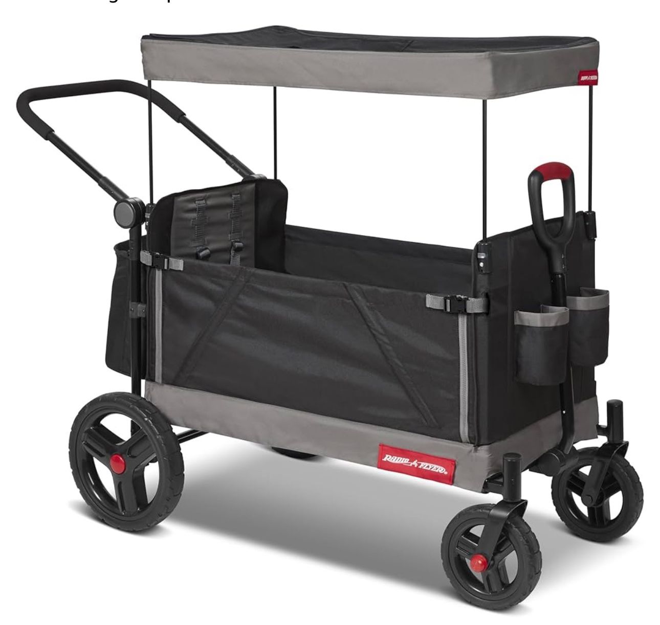 Radio Flyer Collapsible Folding Push and Pull Stroller Kids Wagon