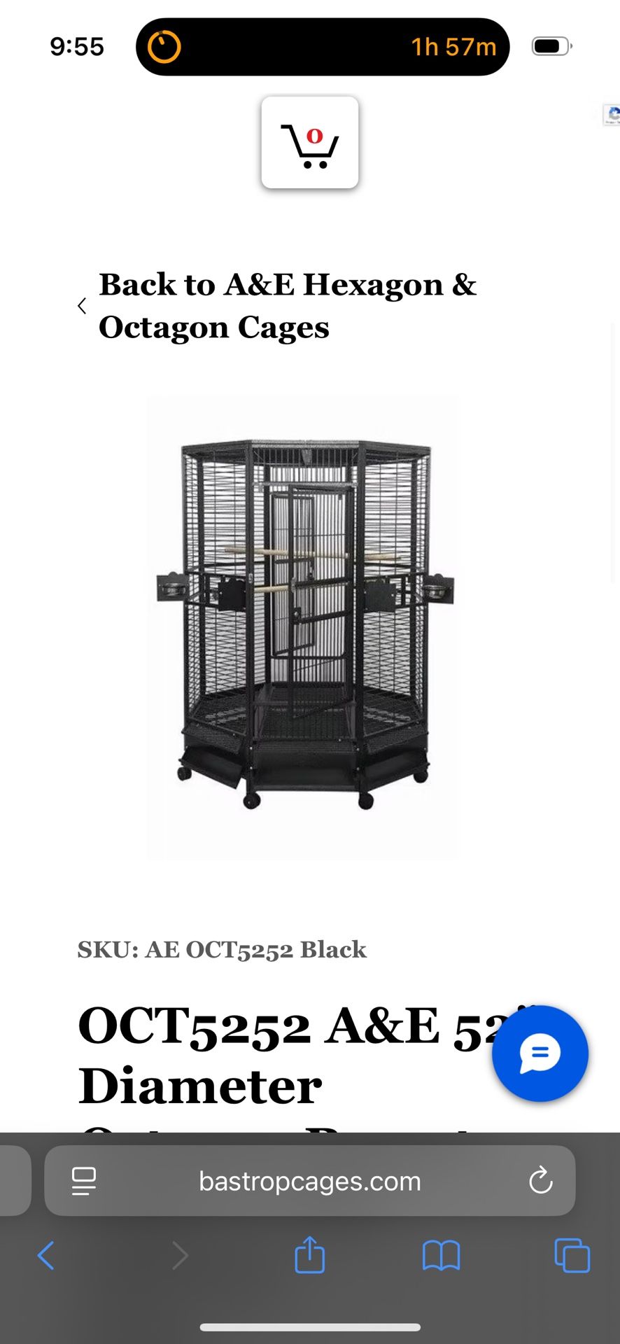 XL Parrot Cage 