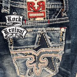 Men’s Size 38x32 Rock Revival Jeans - STRAIGHT FIT - BRAND NEW!!!