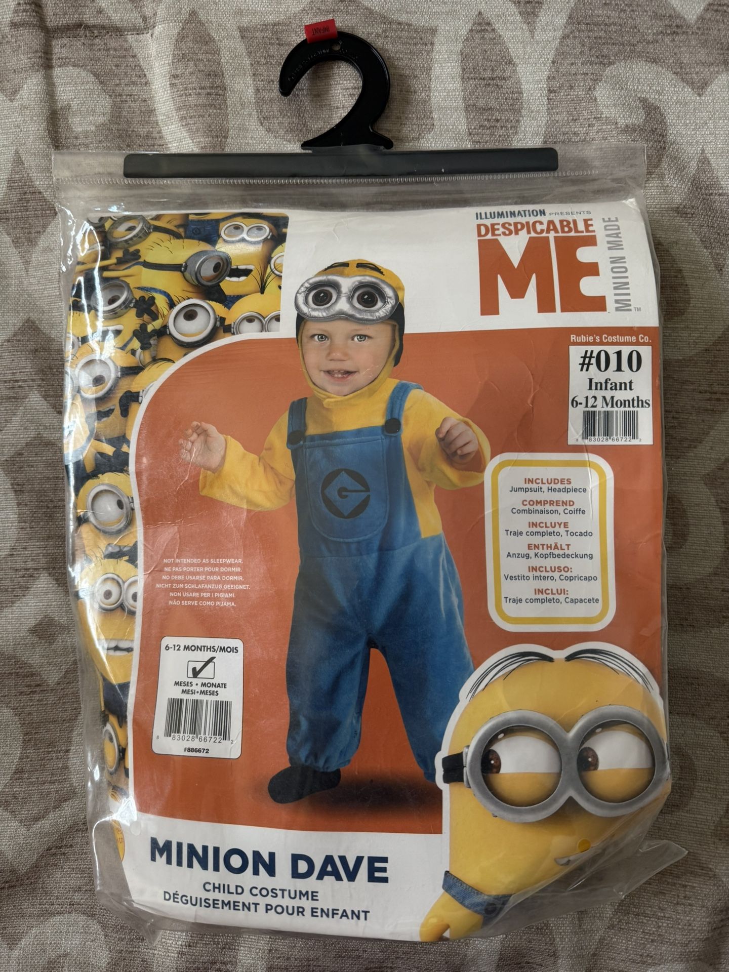 Infant Minion Costume