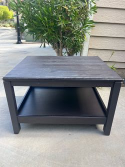Black coffee table 29.5x23.5x19