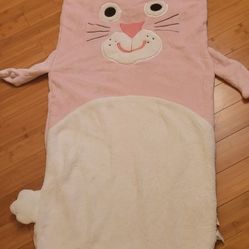 sleepy sack bunny rabbit kids sleeping bag with arms and legs with pillow .. never use 