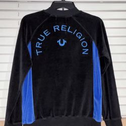True Religious Velour Y2K Sweater 