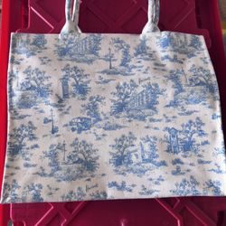 Harrods Blue Tote Bag