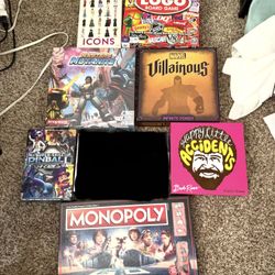 Board Games & Model Kit Lot – $40 (All Together)