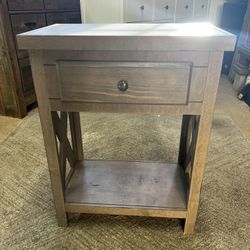 Side Table Nightstand Cabinet
