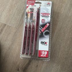 DIABLO CARBIDE RECIPROCATING SAW BLADE SET 6 Pcs DS00 6SC