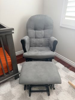 Nursery Glider and Ottoman
