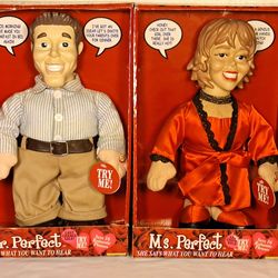 Mr. and Mrs. Perfect Talking Dolls