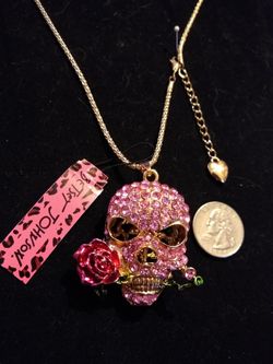 Assorted Betsey Johnson Skull Pendants