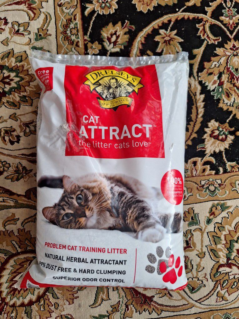 Dr. Elseys Cat Attract Cat Litter Multi Cat Strength  40lb Bag