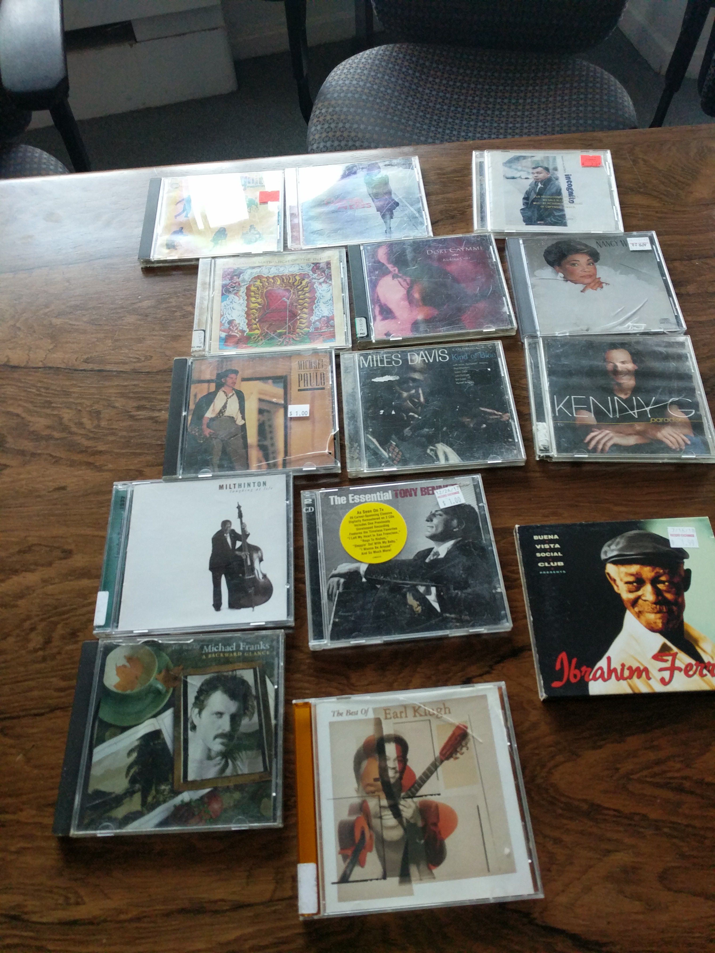 One hundred jazz cds for $10