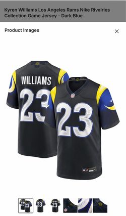 LA Rams Kyren Williams Nike Rivalries Game Jerseys