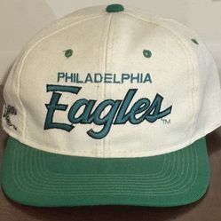 Sports Specialties  Script, Vintage Philadelphia Eagles Snapback