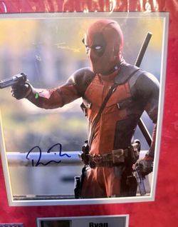 Authentic Ryan Reynolds Signed Deadpool 12x16 Custom Matted Display – Ready to Frame