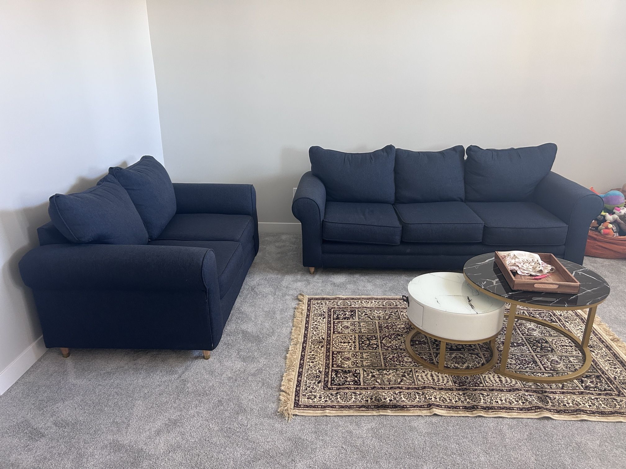 Living Room Couch Set With Center Table