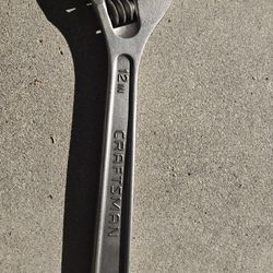 Craftsman Adjustable Wrench 