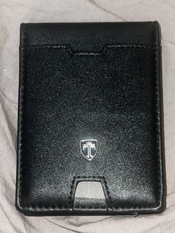 Men’s Travando Leather Slim Wallet/Money Clip/Billfold