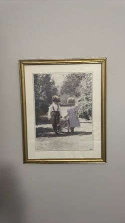 Vintage 80s photographic art framed